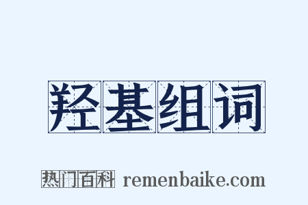 羟基组词是什么意思的图片